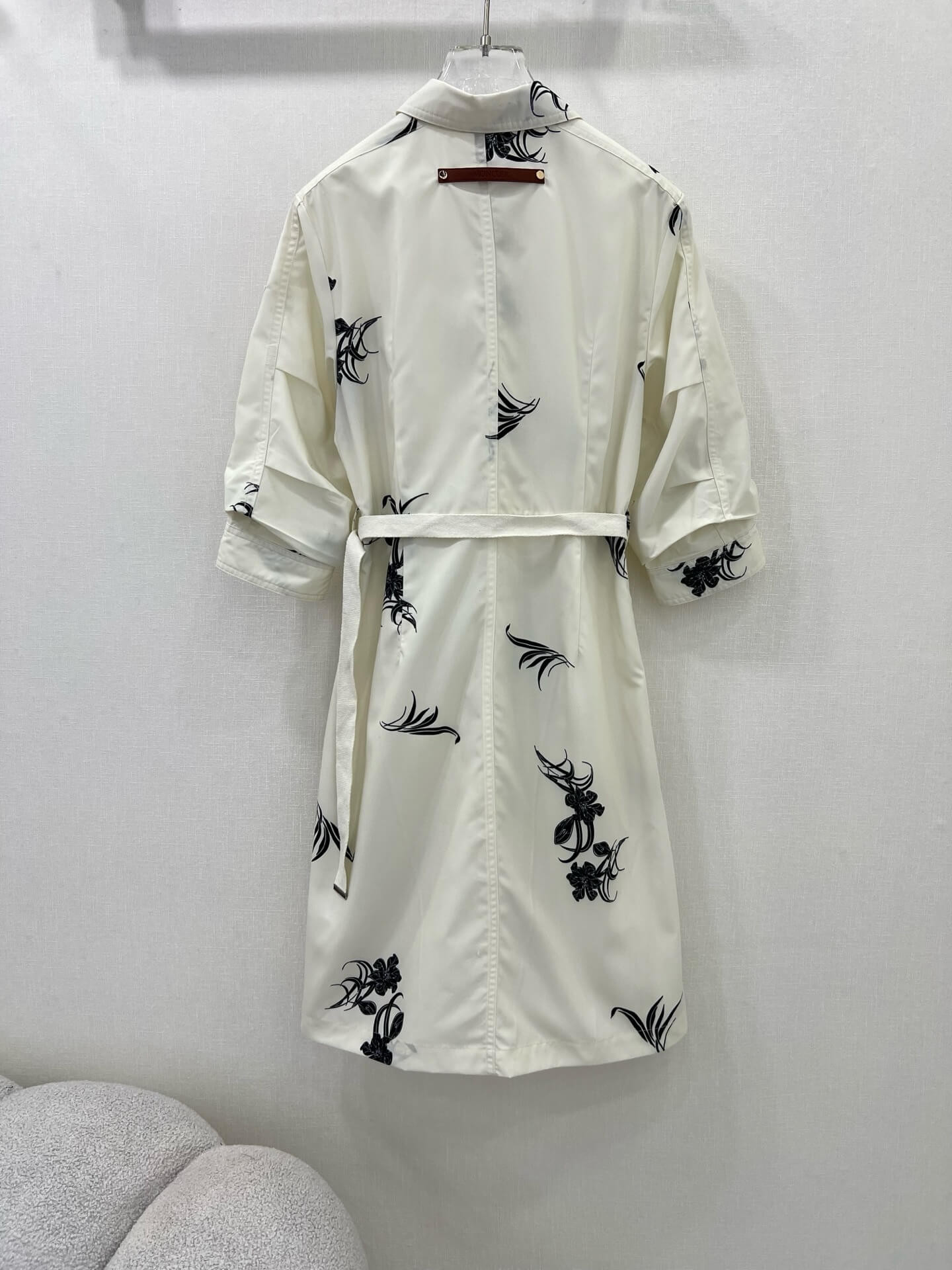 Moncler Floral Print Cotton Shirt Dress - Image 12
