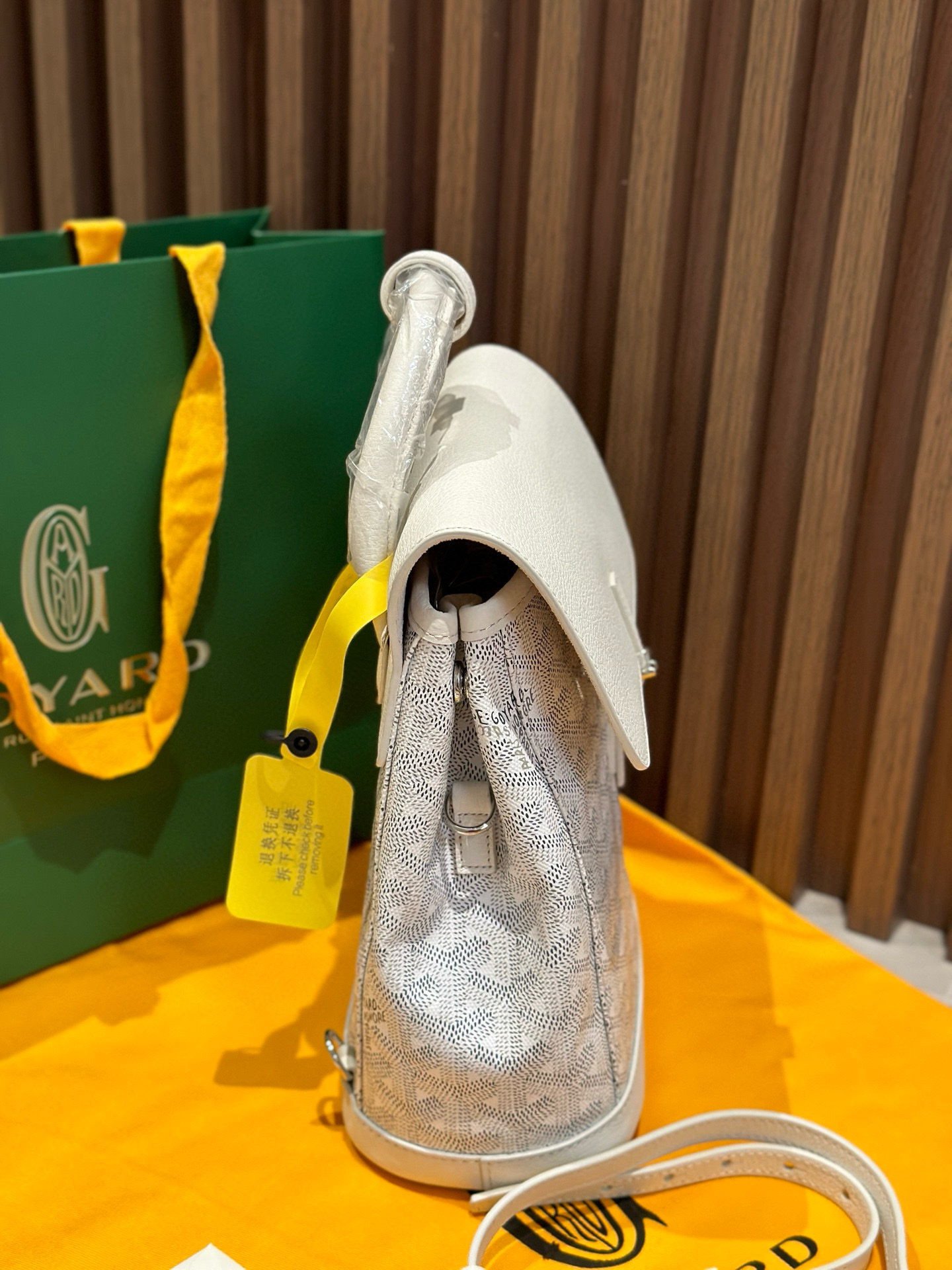 Disclaimer: This is not an official Goyard product. It is a high-quality, inspired piece designed to mirror the craftsmanship and style of the original.