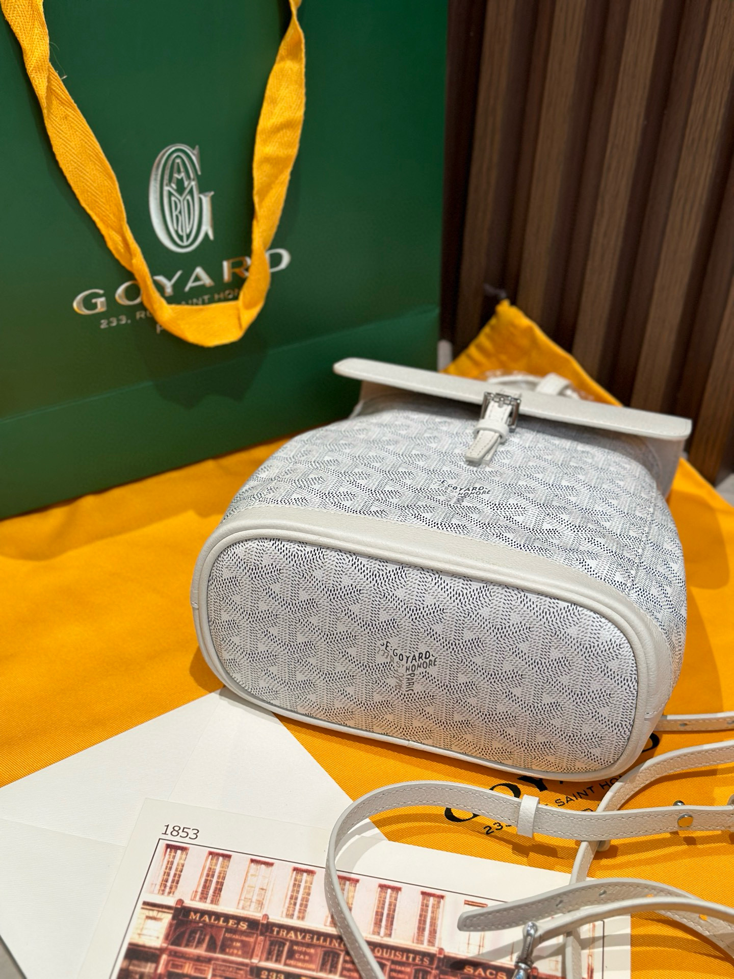 Disclaimer: This is not an official Goyard product. It is a high-quality, inspired piece designed to mirror the craftsmanship and style of the original.