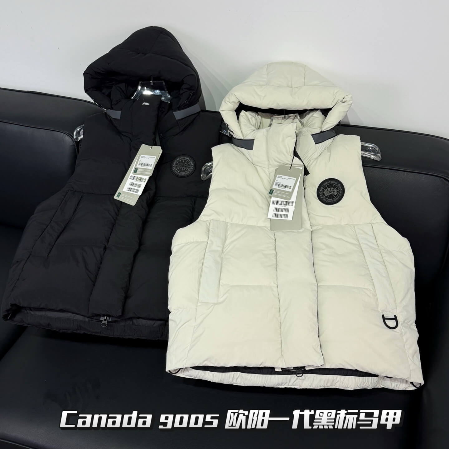Canada Goose Junction Puffer Women's hooded Vest- Black - Image 9