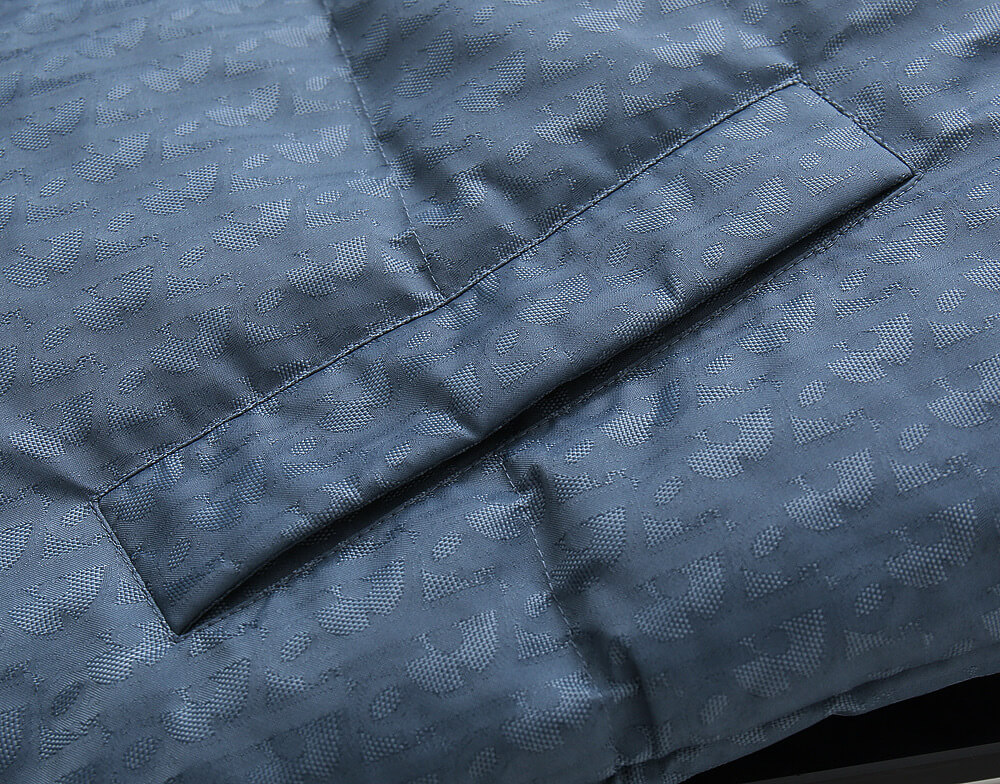 Dior Oblique Lightweight Puffer Vest- Blue - Image 10