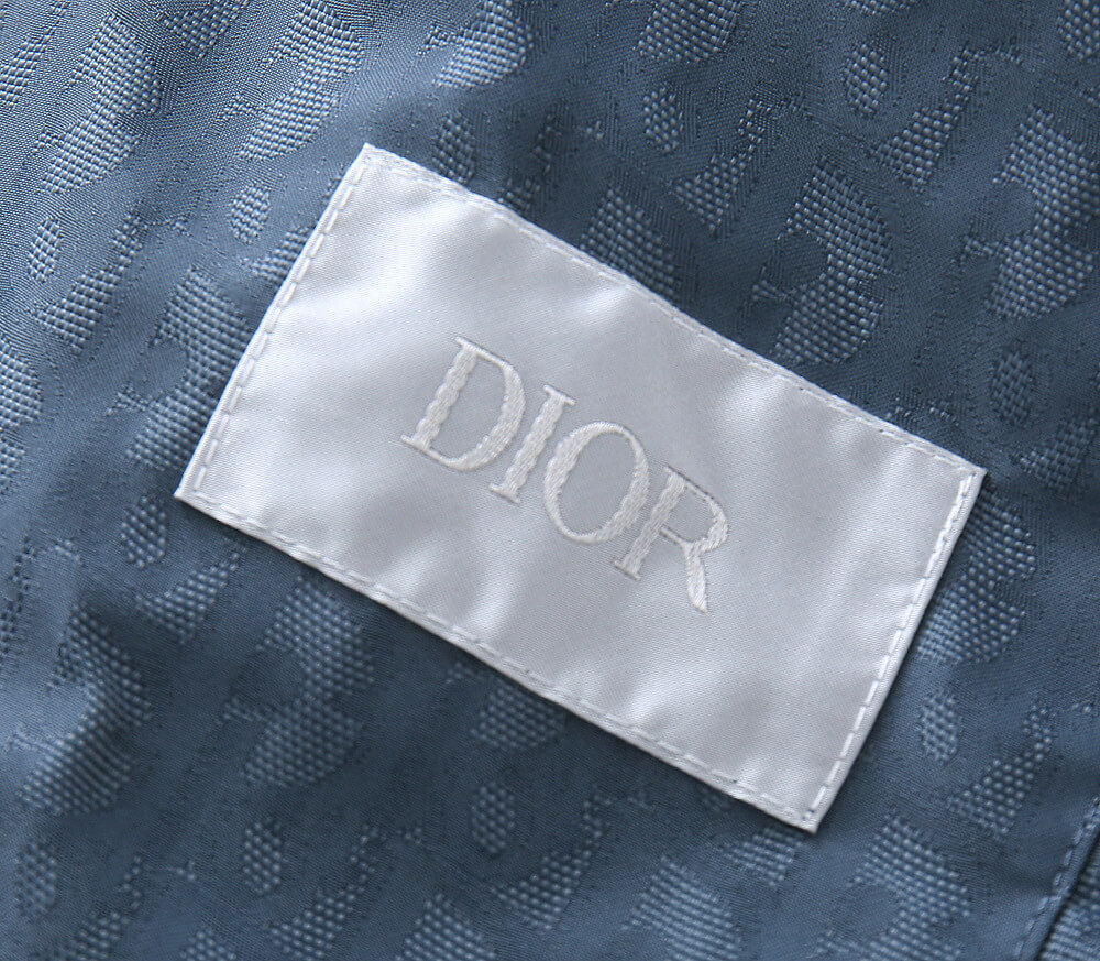 Dior Oblique Lightweight Puffer Vest- Blue - Image 11