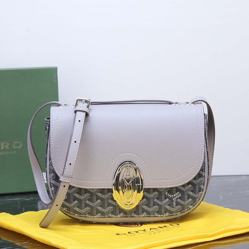Goyard Goyardine 233 PM Grey Shoulder Bag