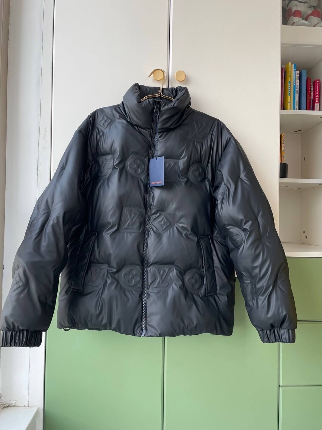 The Louis Vuitton Monogram 3D Embossed Down Jacket (Black Puffer) - Image 10