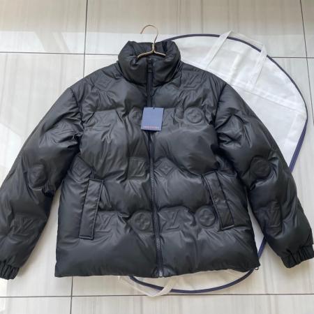 The Louis Vuitton Monogram 3D Embossed Down Jacket (Black Puffer)