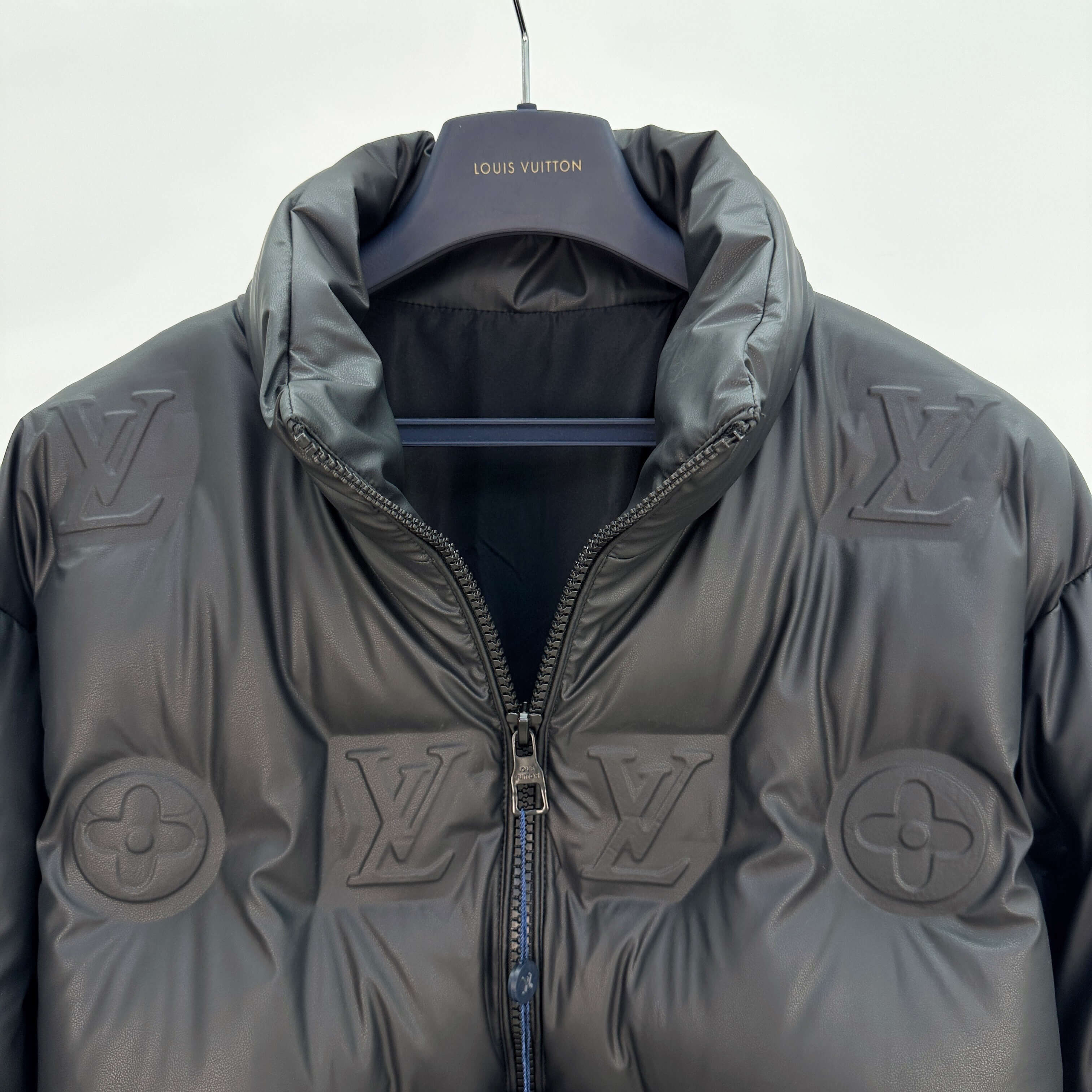 The Louis Vuitton Monogram 3D Embossed Down Jacket (Black Puffer) - Image 8