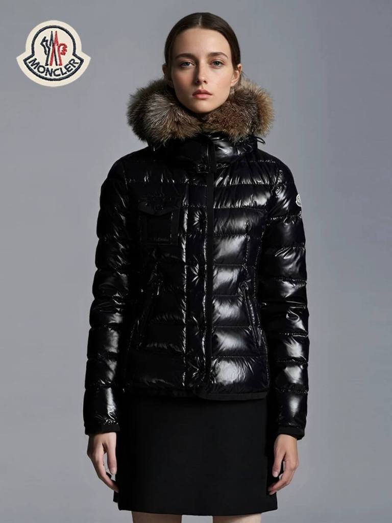 Moncler Armoise Women's Short Down Jacket- Black