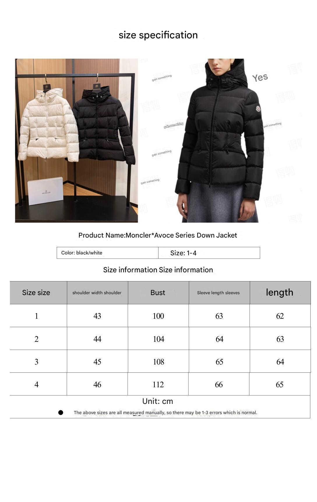 Moncler Avoce Women's waist-hugging down jacket-White - Image 15