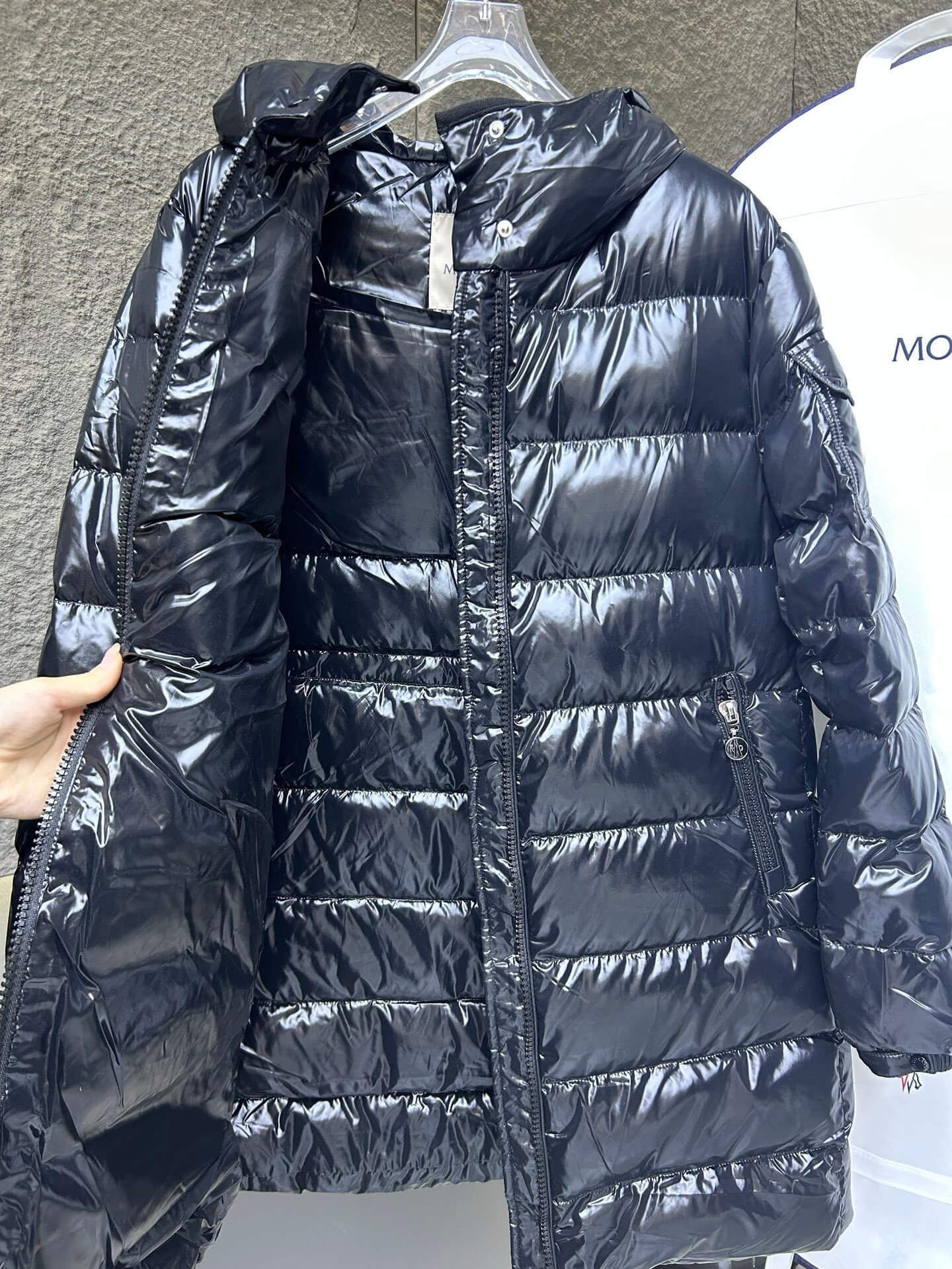 Moncler Courcelles Women's Down Jacket- Black - Image 6