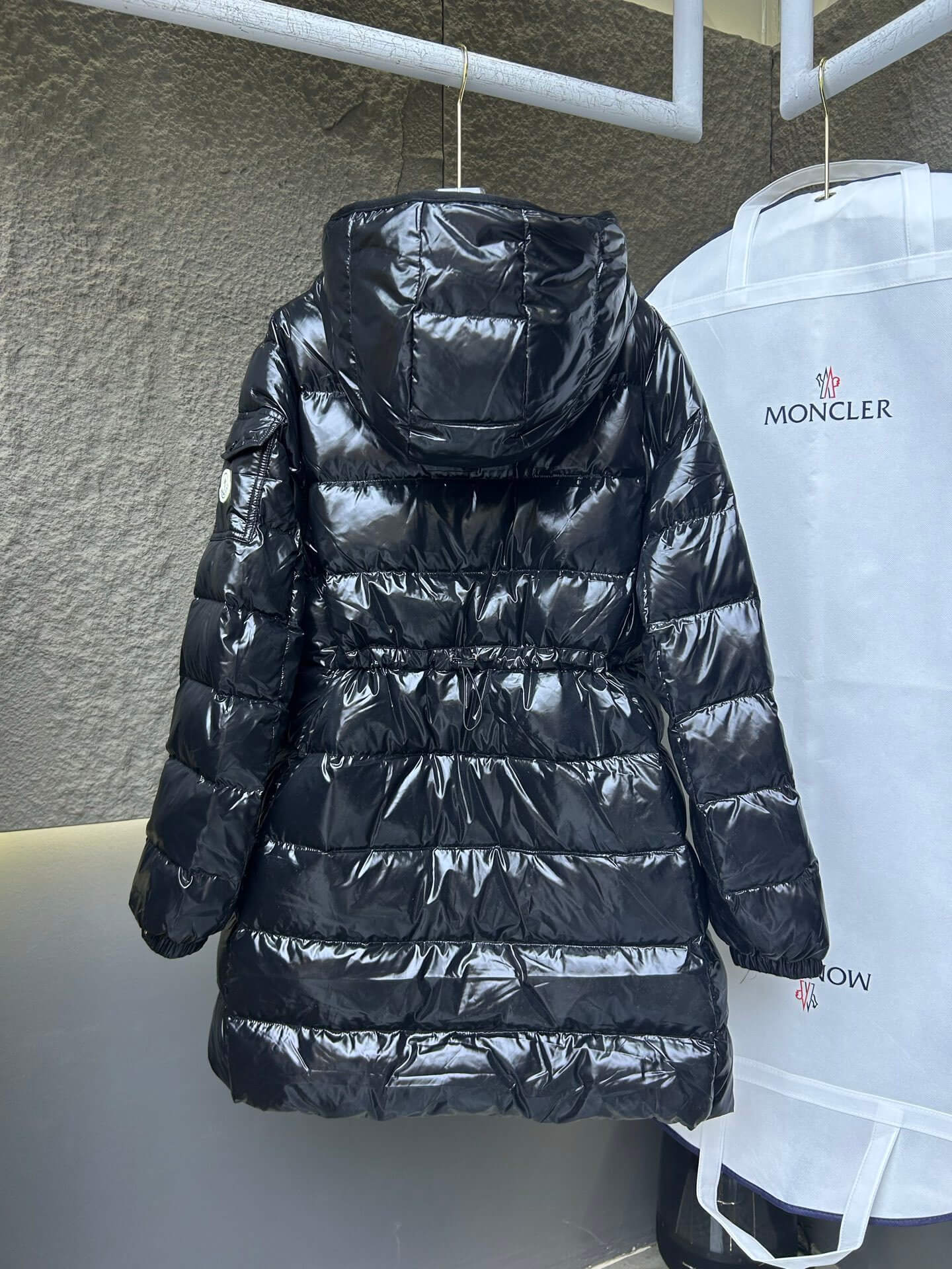 Moncler Courcelles Women's Down Jacket- Black - Image 7