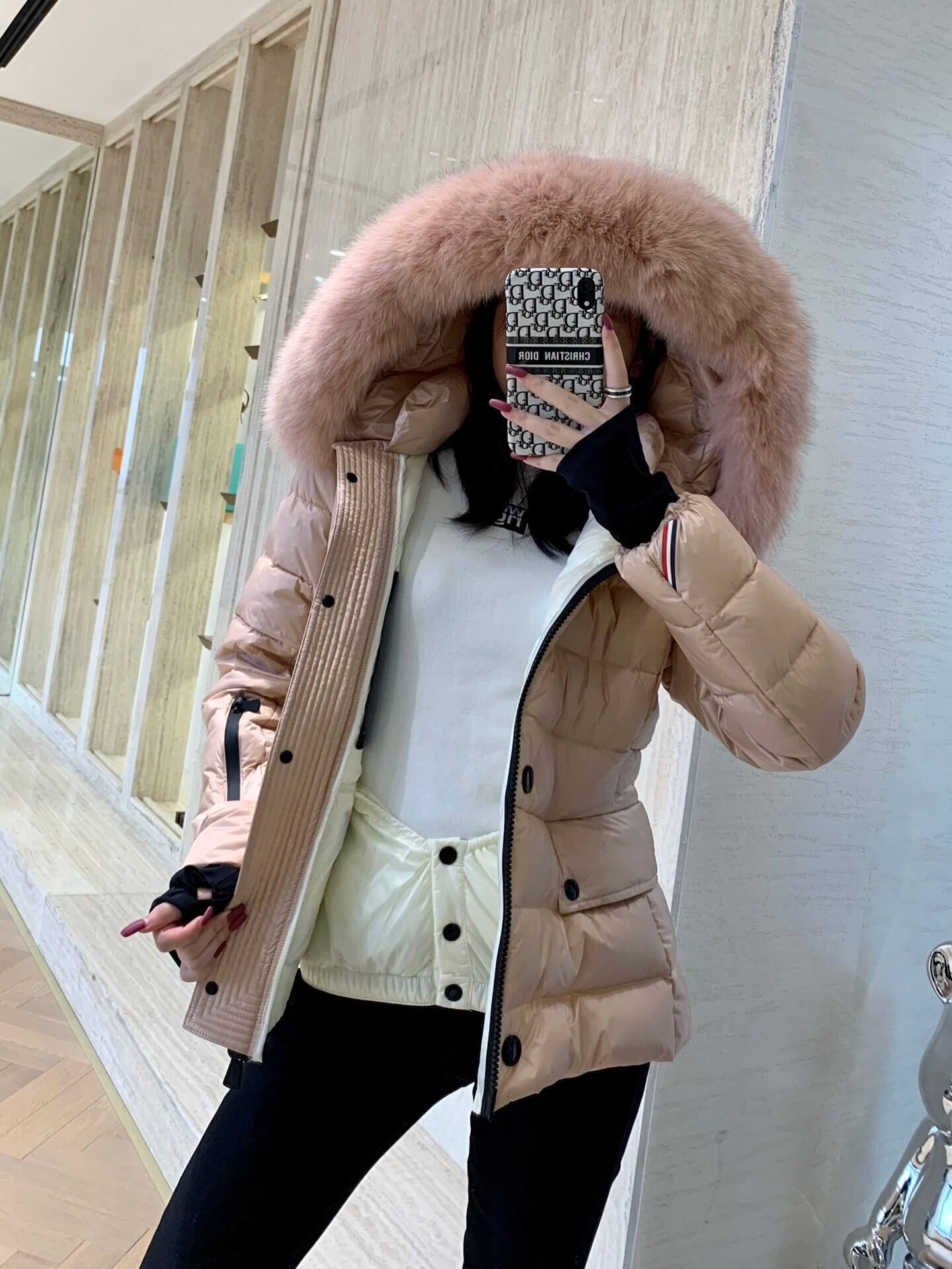 Moncler Grenoble Armonique Giubotto Jackets- Pink - Image 12