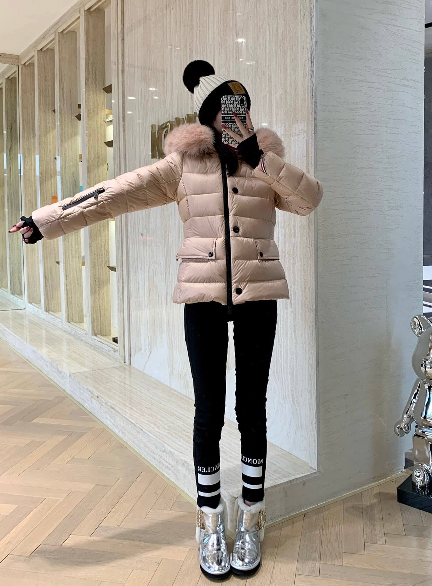 Moncler Grenoble Armonique Giubotto Jackets- Pink - Image 8