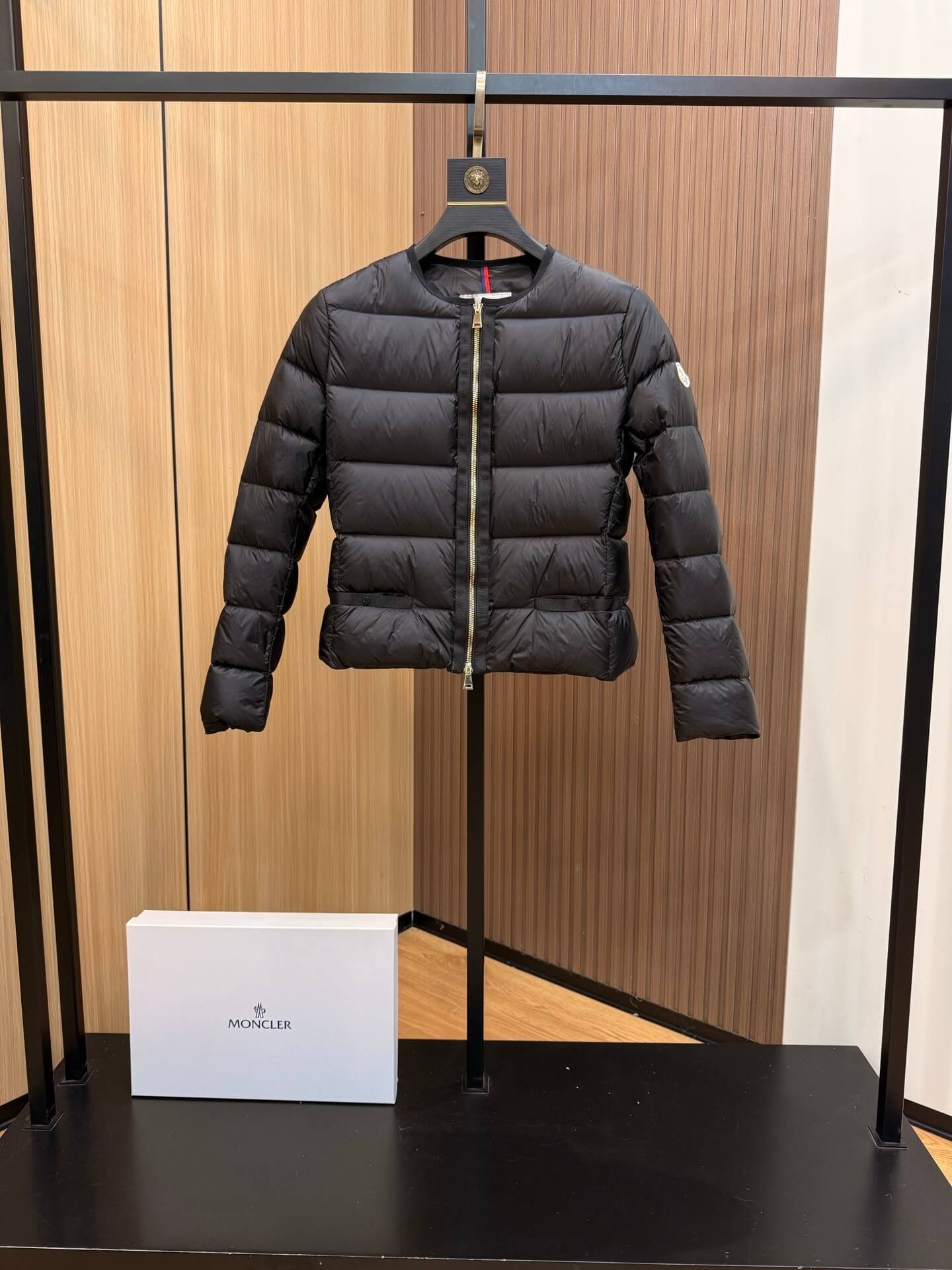 Moncler Laurine women's short down jacket-Black - Image 2