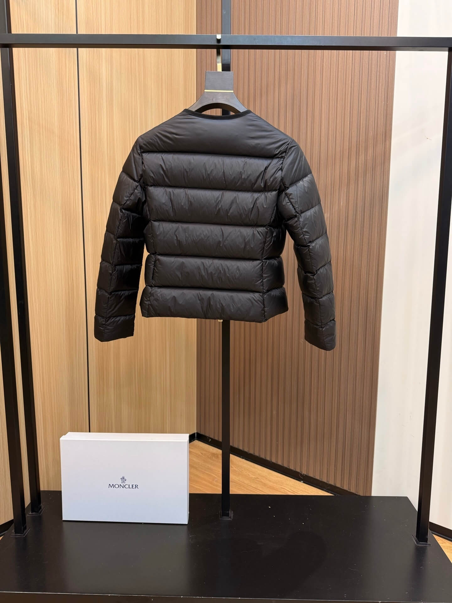 Moncler Laurine women's short down jacket-Black - Image 5