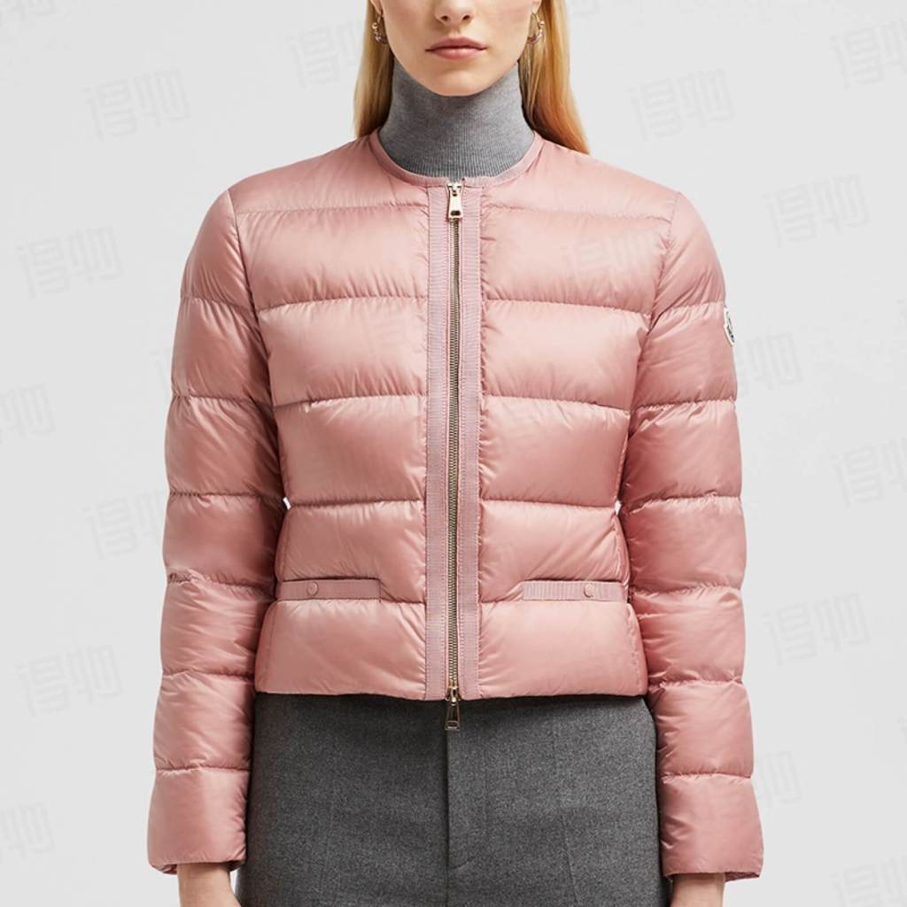 Moncler Laurine women's short down jacket-Pink