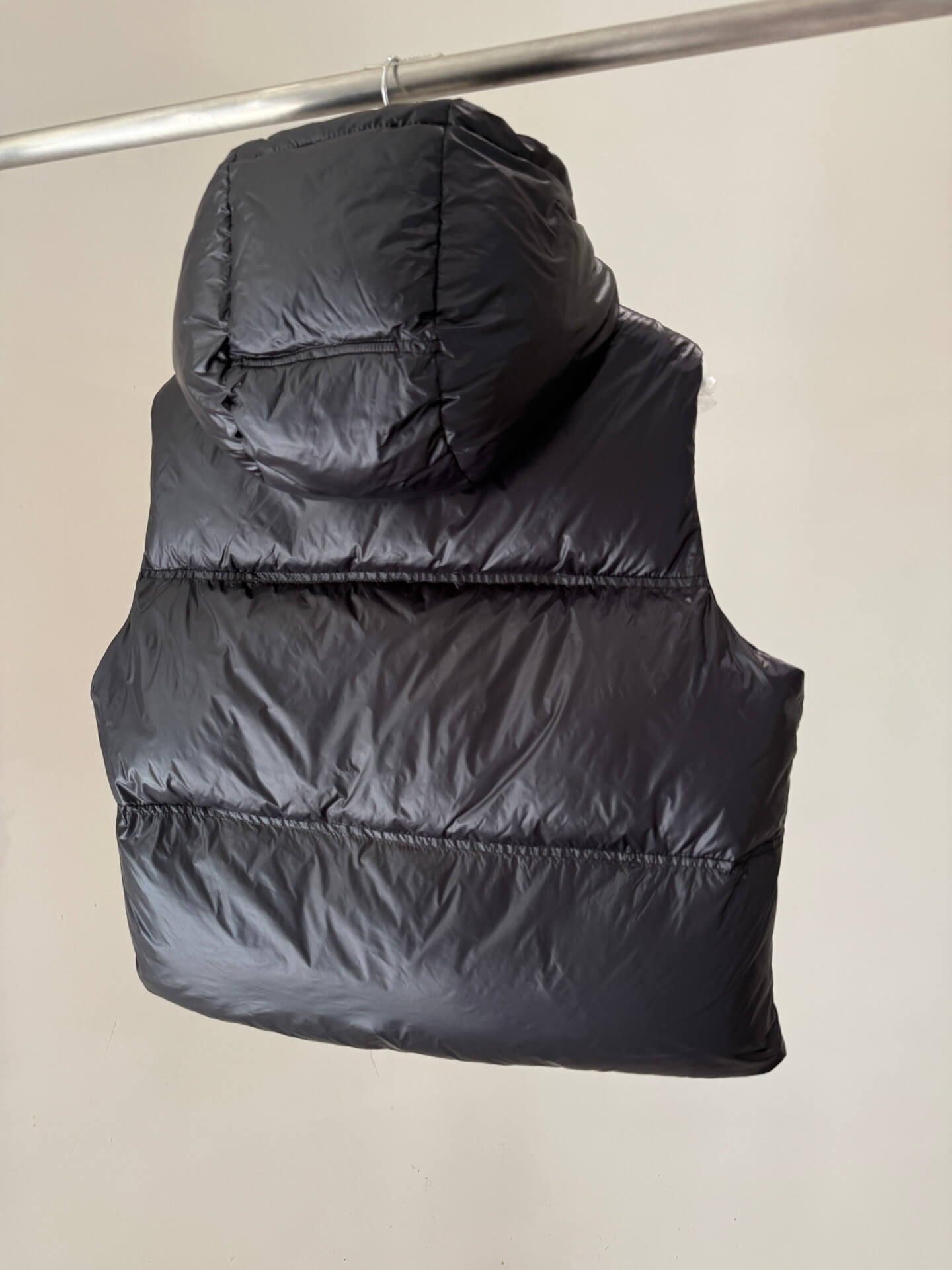 Moncler Pario Hooded Down Vest - Super Black - Image 6