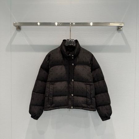 Chrome Hearts Monogram Puffer Women's Down Jacket- Black