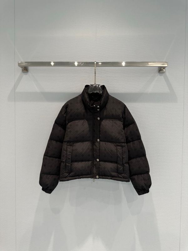 Chrome Hearts Monogram Puffer Women's Down Jacket- Black