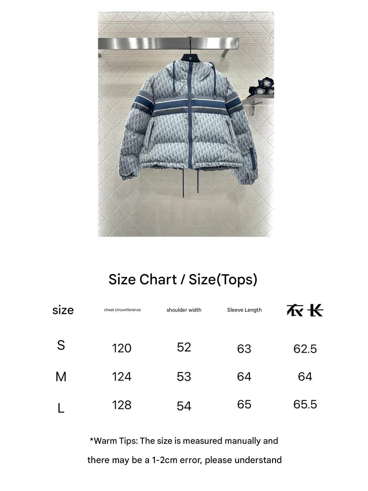 DiorAlps Puffer Women's Hooded Down Jacket- Blue - Image 9