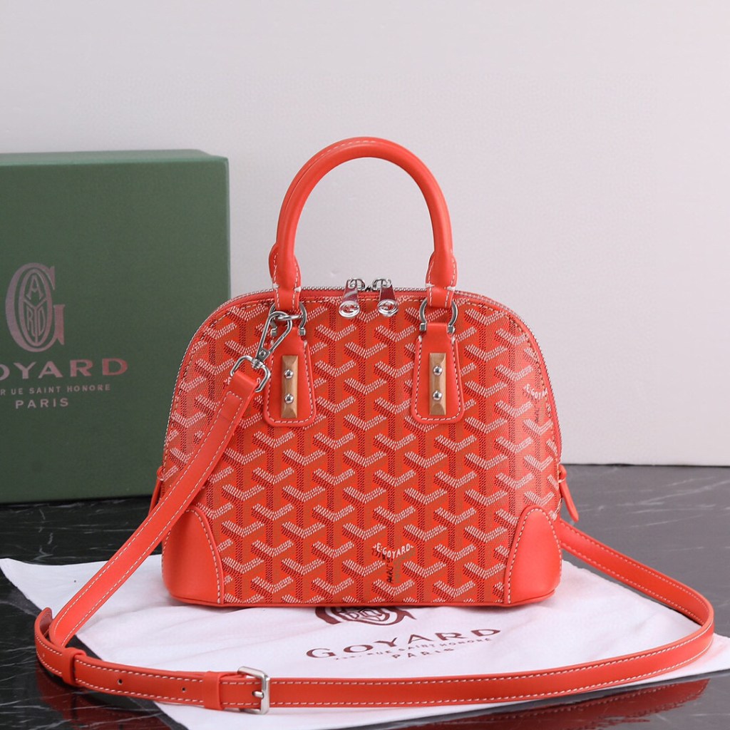 Goyard Orange Vendôme Mini Tote Bag