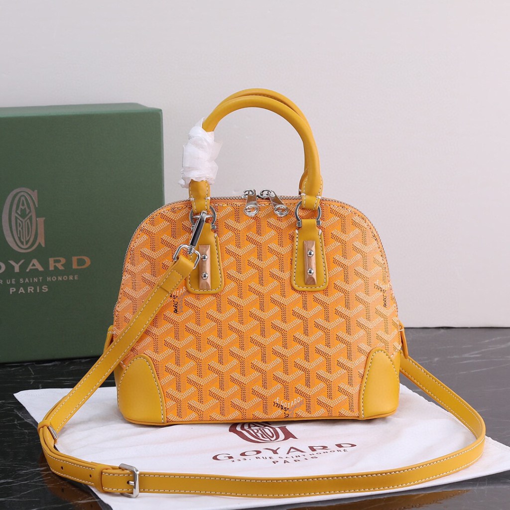 Goyard Yellow Vendôme Mini Tote Bag