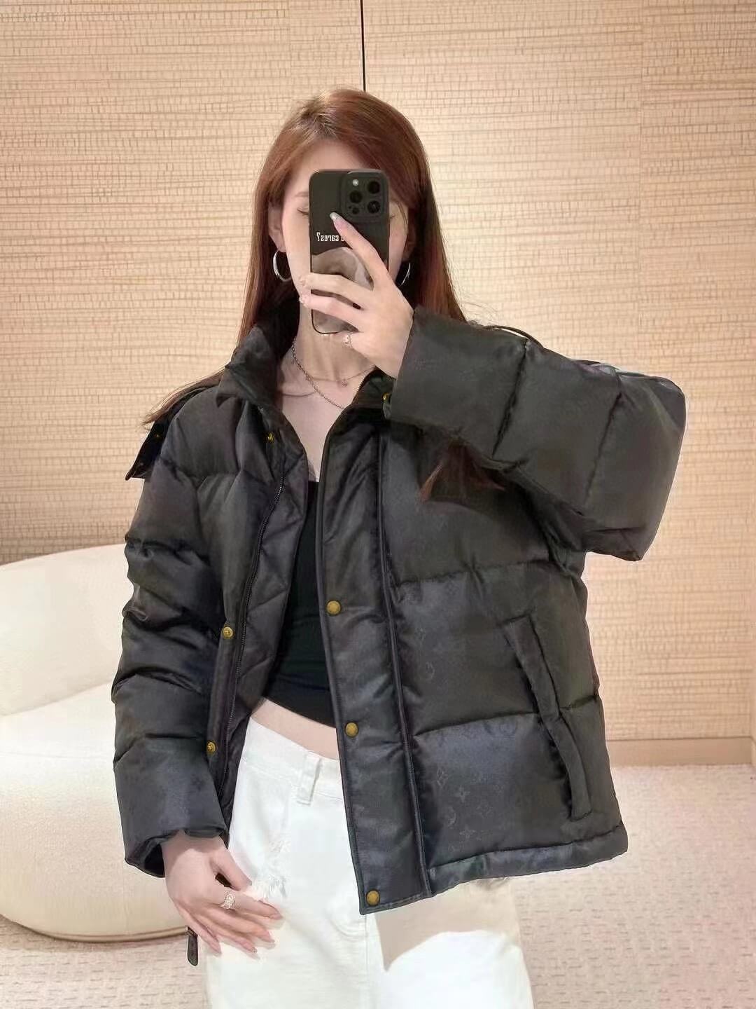 Louis Vuitton Monogram Puffer Jacket- Black - Image 13