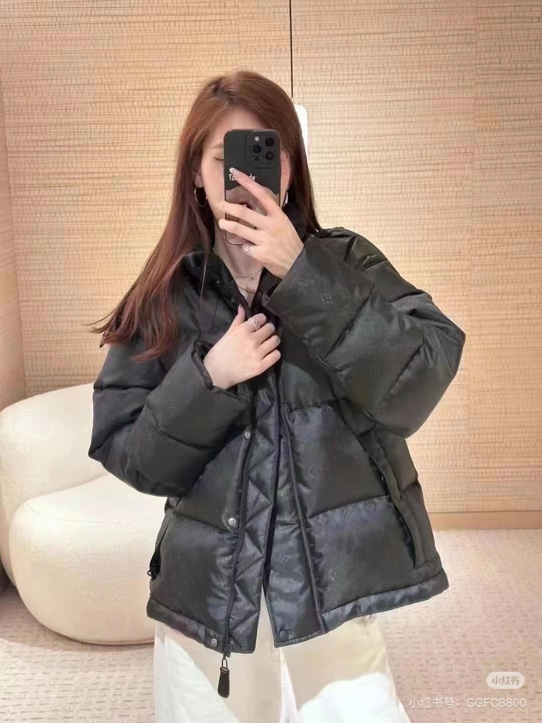 Louis Vuitton Monogram Puffer Jacket- Black - Image 8