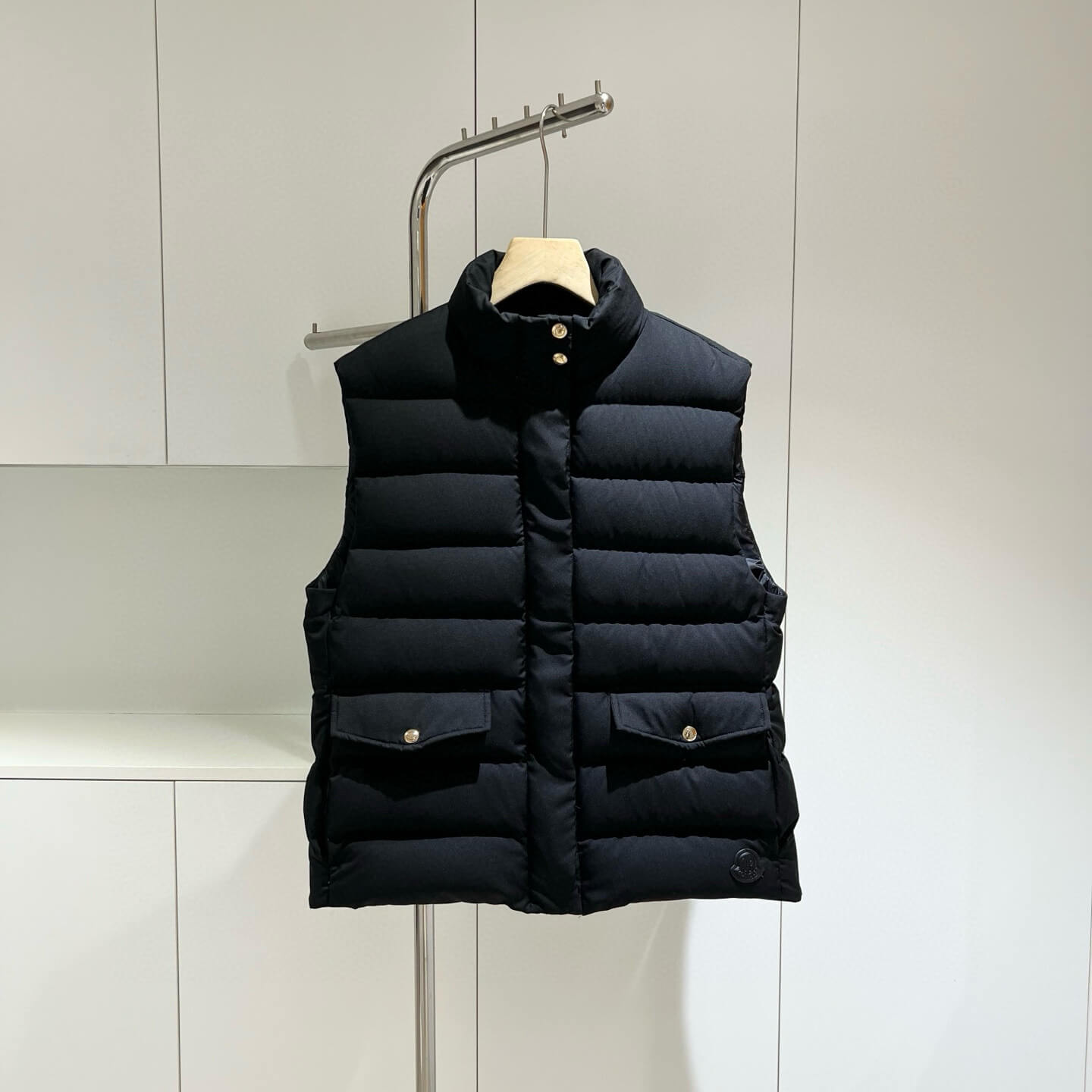 Moncler Besset Down Gilet Vest- Black