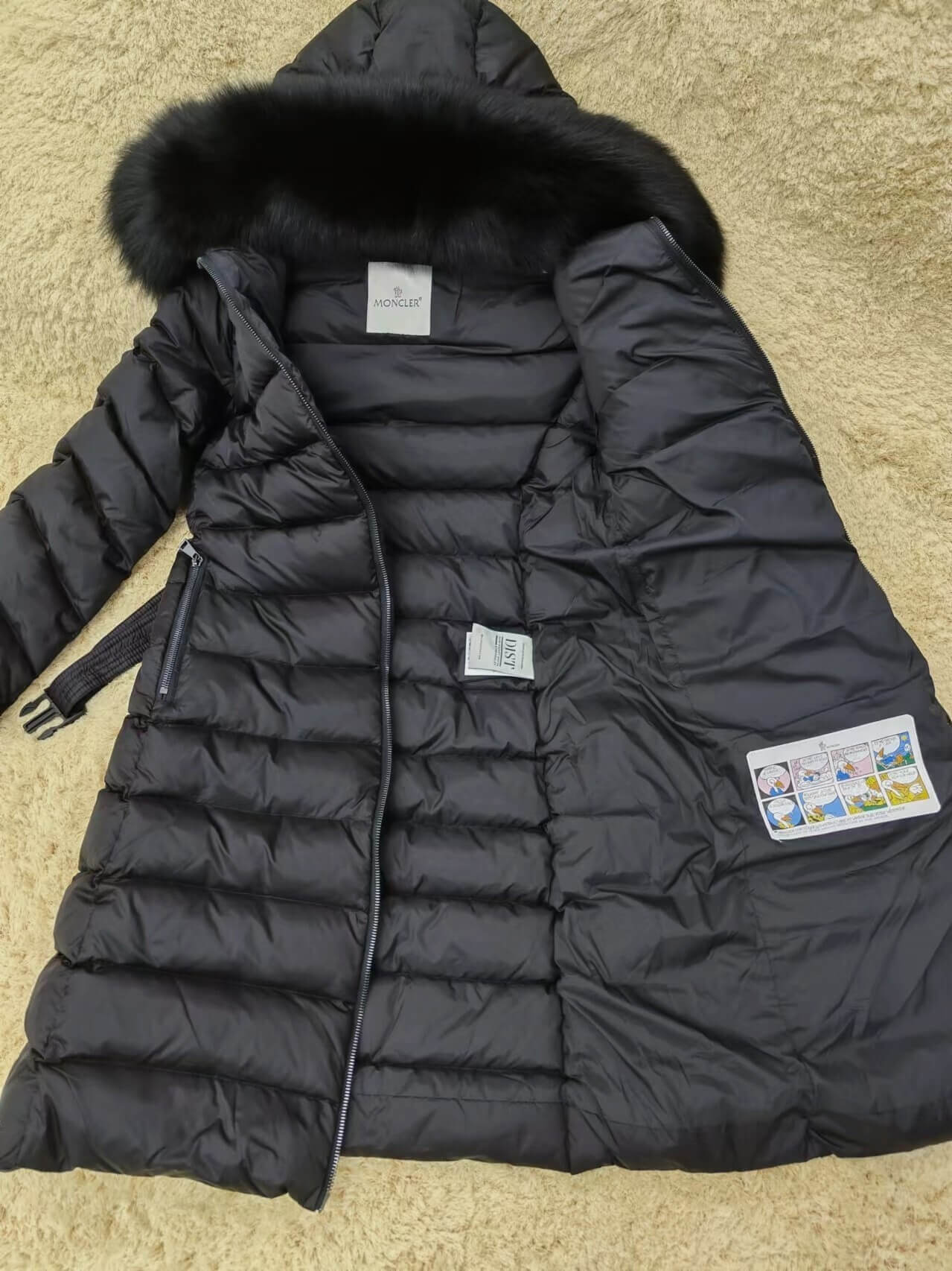 Moncler Cupidone Short Down Jacket – Black Edition - Image 5