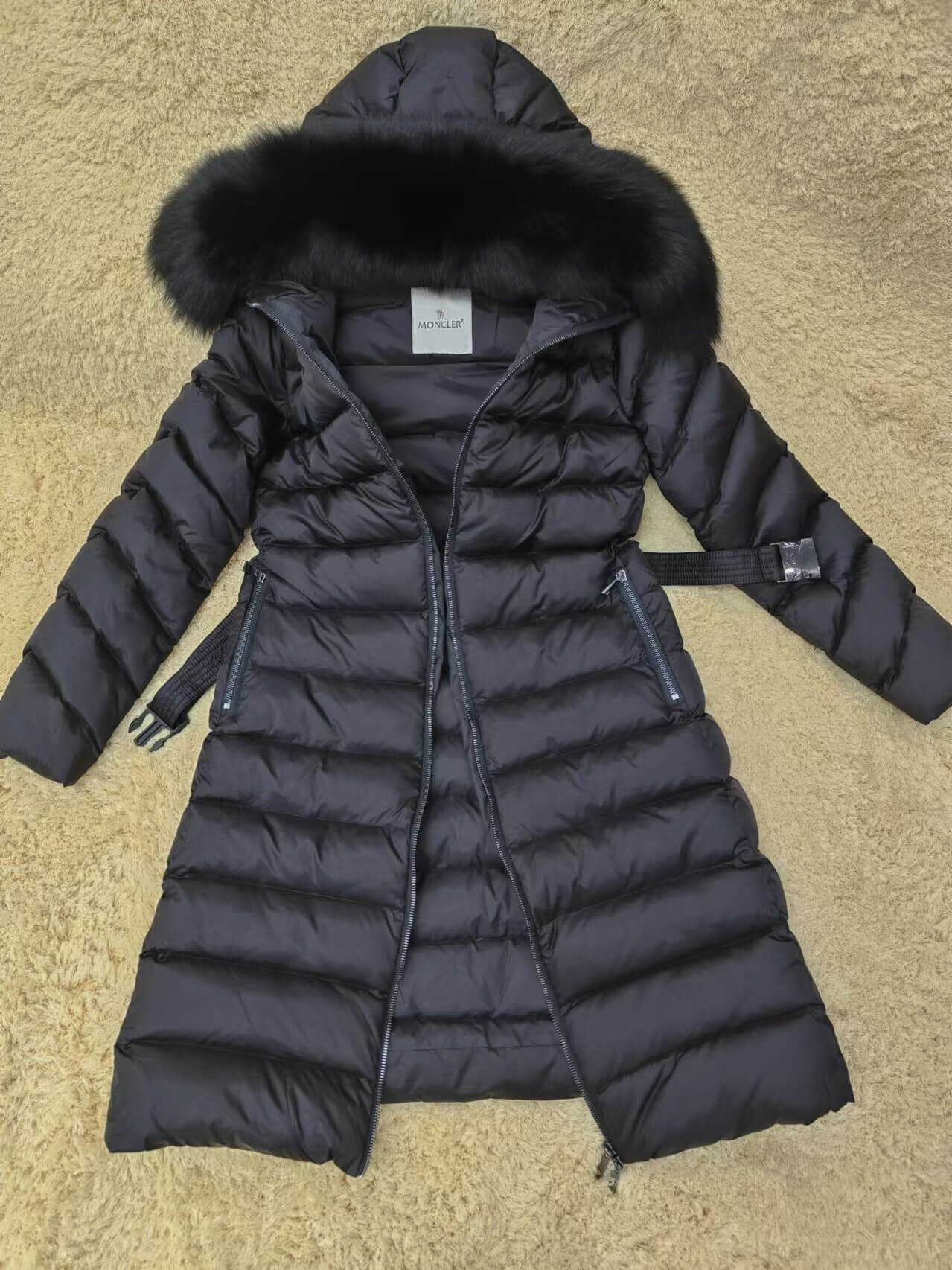 Moncler Cupidone Short Down Jacket – Black Edition - Image 6