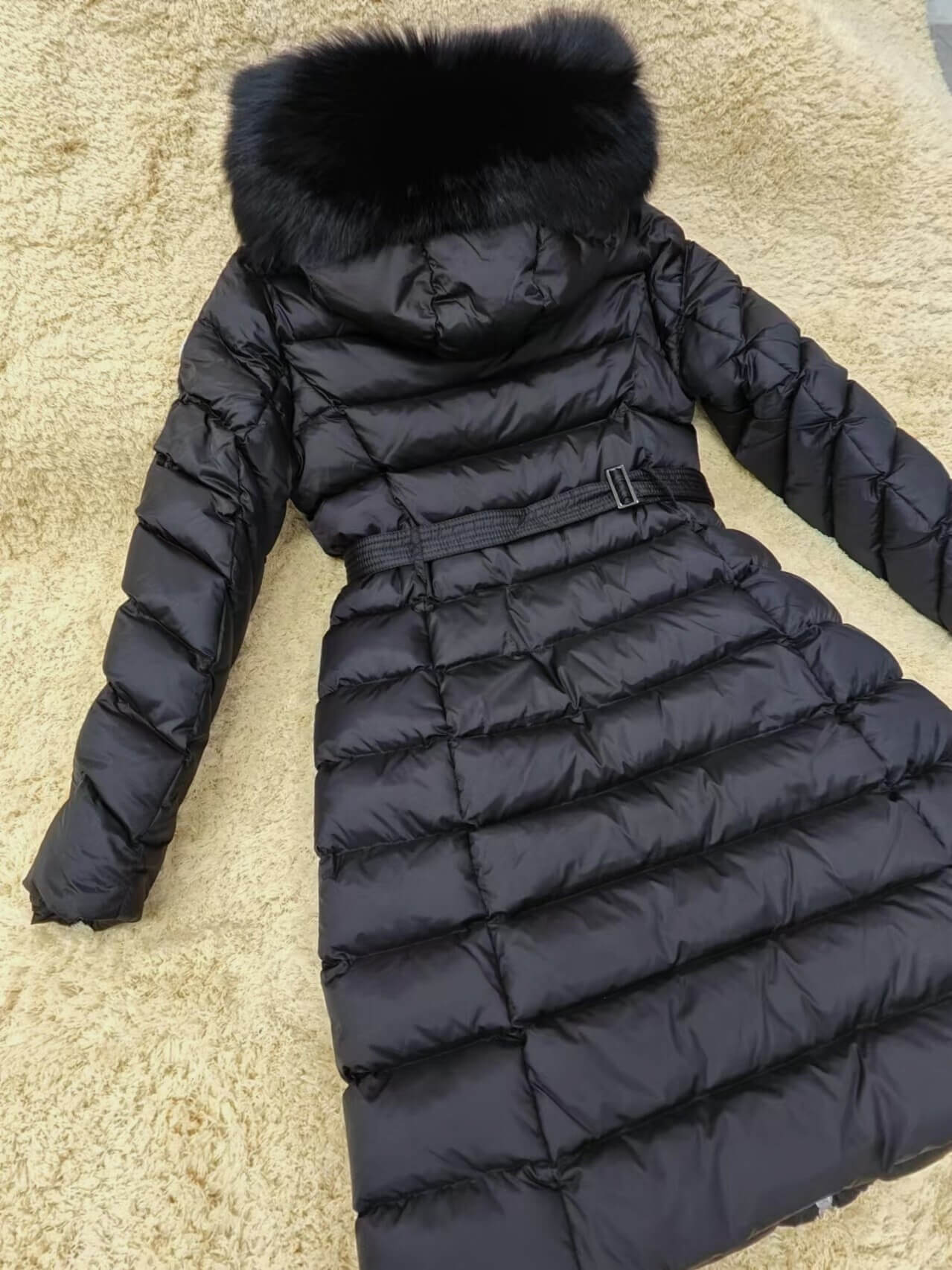 Moncler Cupidone Short Down Jacket – Black Edition - Image 7