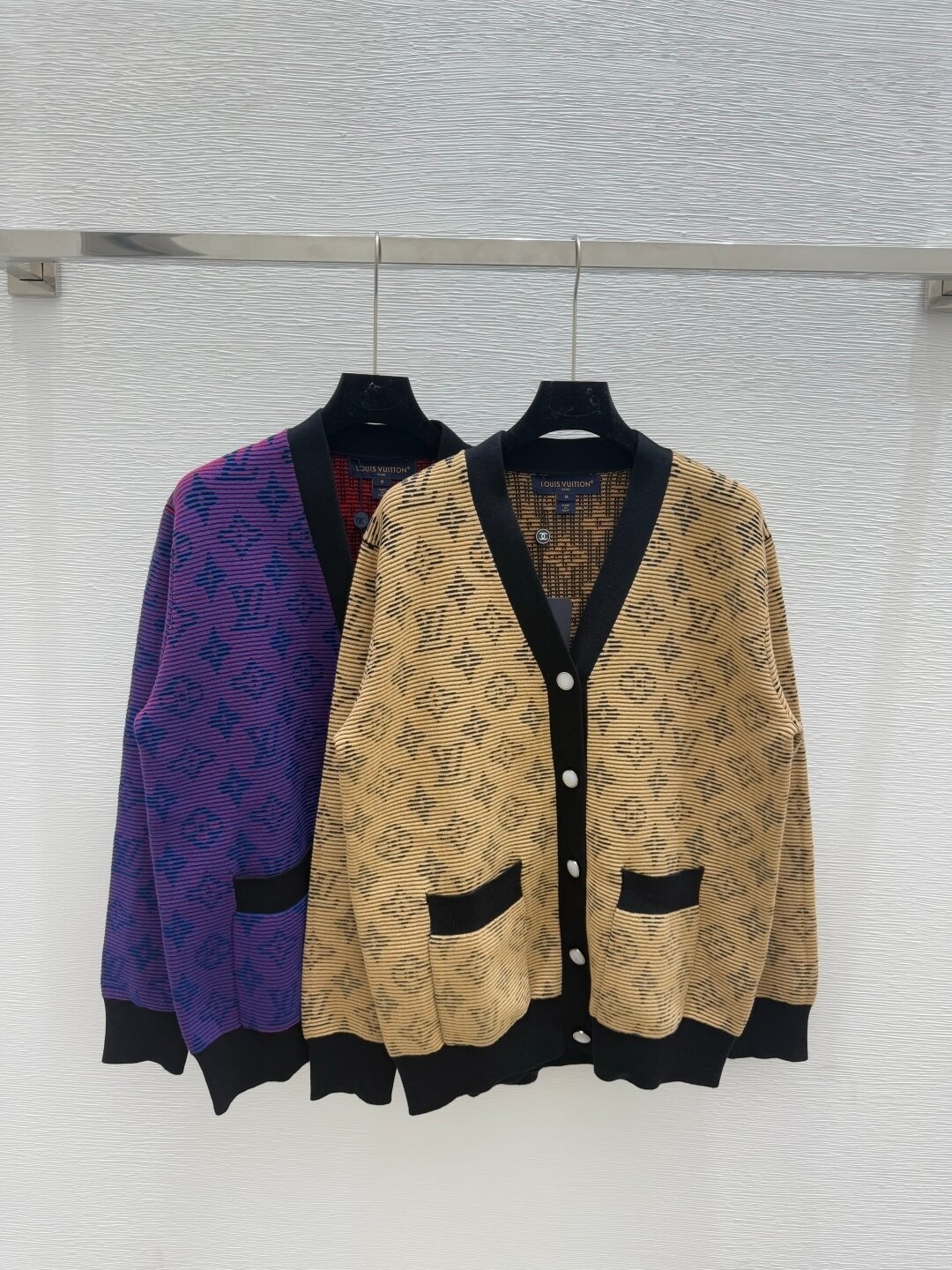 Louis Vuitton Optical Monogram Jacquard Cardigan – Multicolor