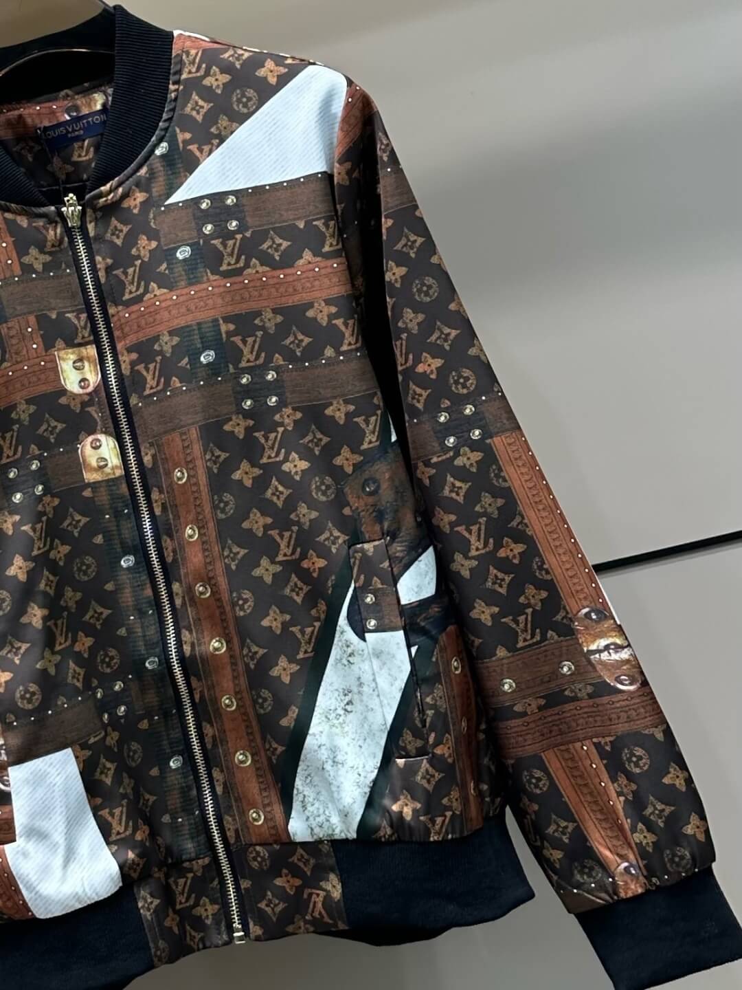 Louis Vuitton Monogram Bandana Bomber Jacket. - Image 4