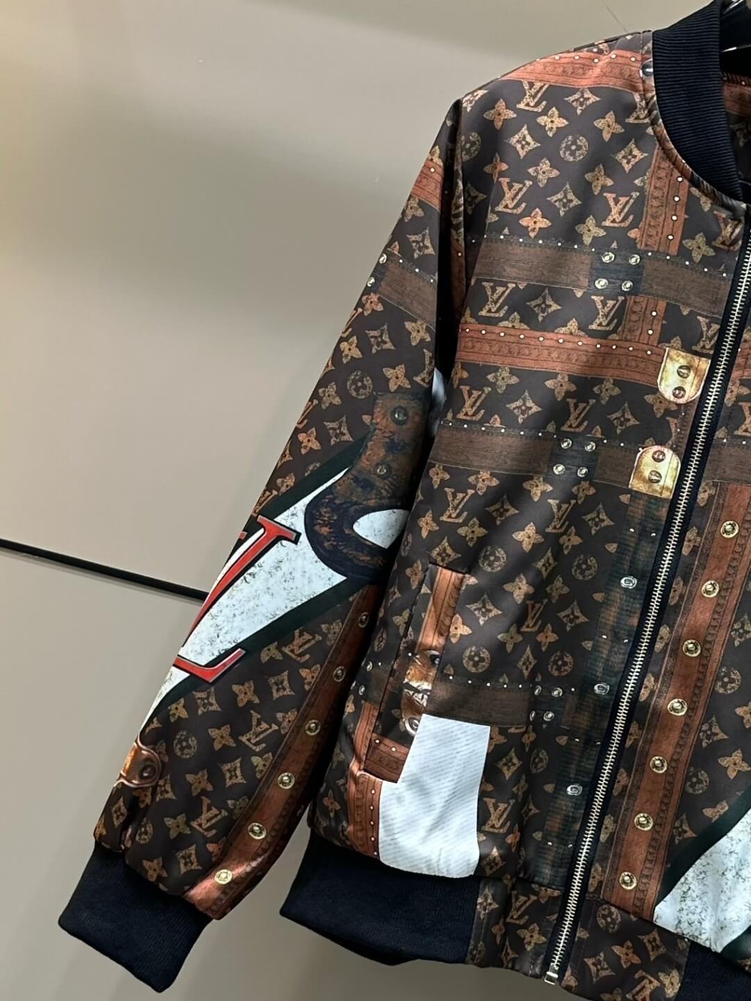 Louis Vuitton Monogram Bandana Bomber Jacket. - Image 3