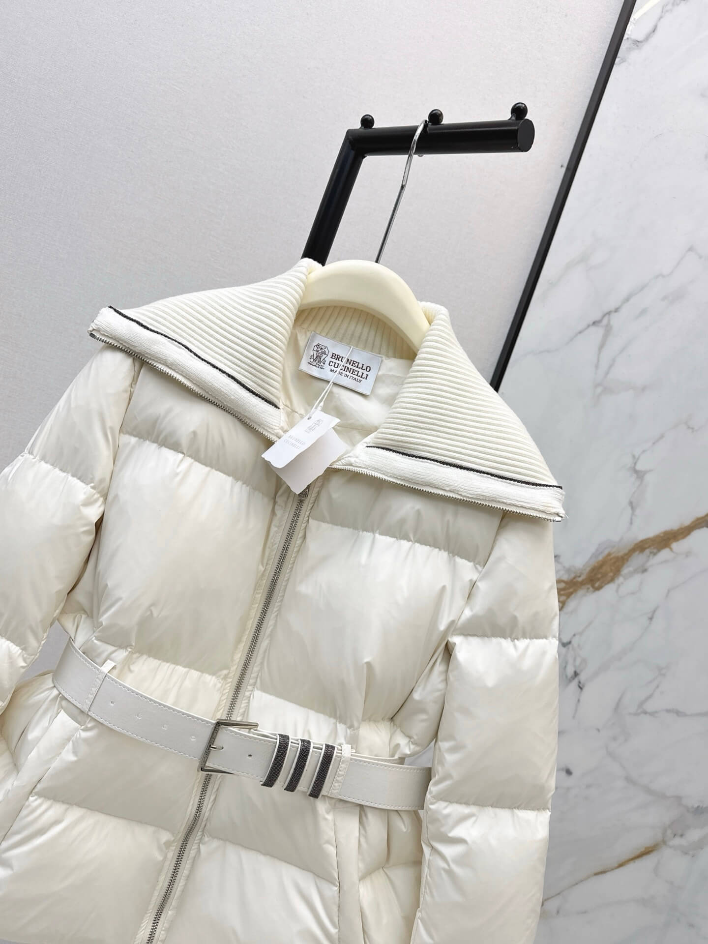 Brunello Cucinelli Women's down jacket- White - Image 3