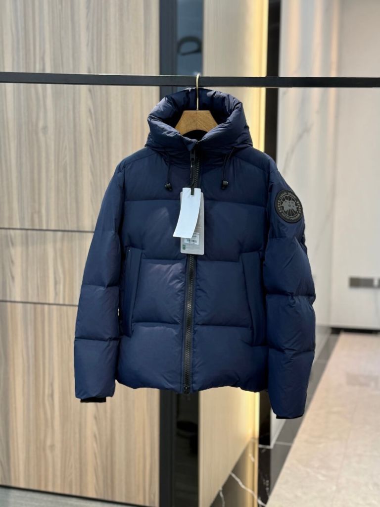 Canada Goose Crofton Puffer Down Jacket- Navy Blue