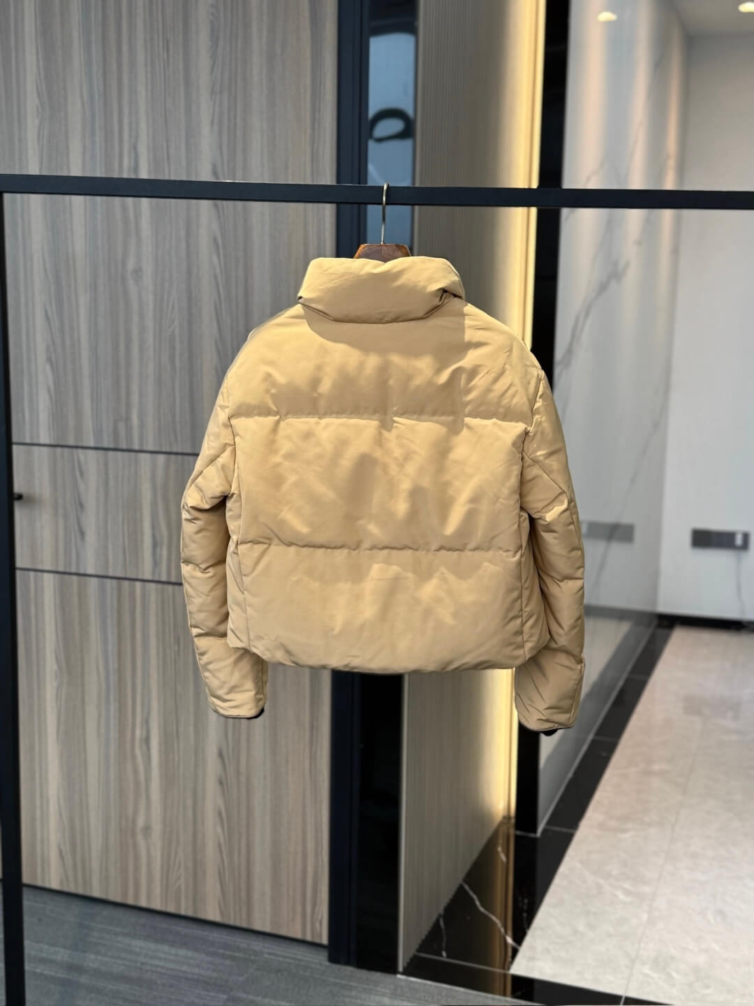 Canada Goose Grandview Cropped Jacket- Beige - Image 8