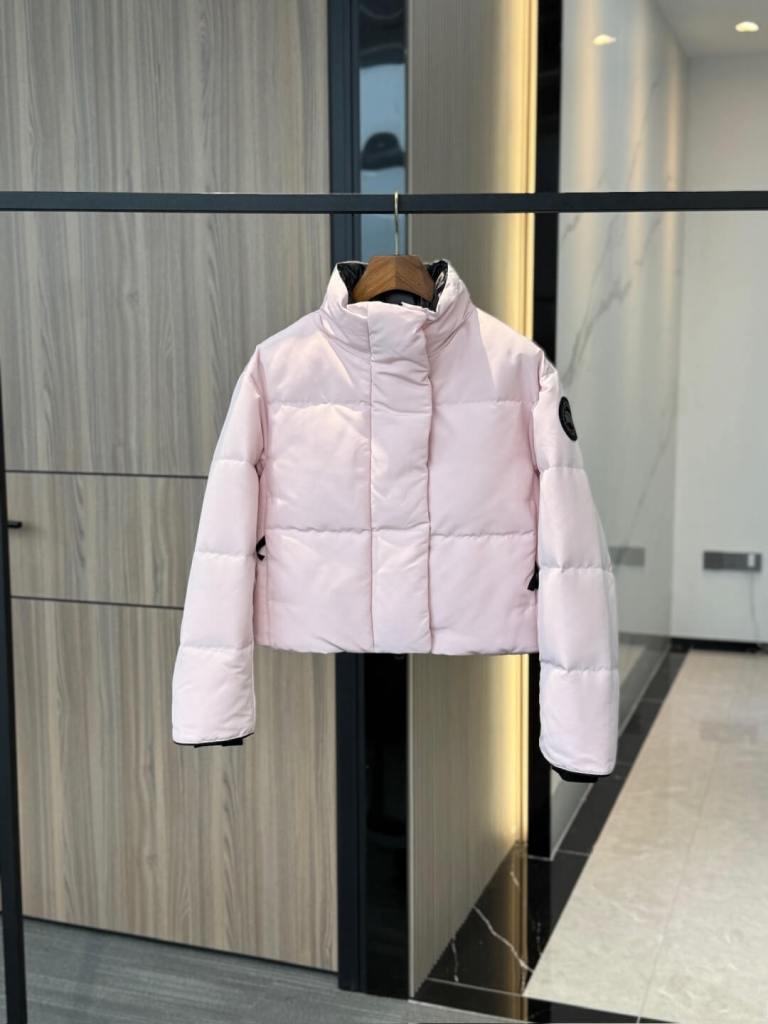 Canada Goose Grandview Cropped Jacket- Pink