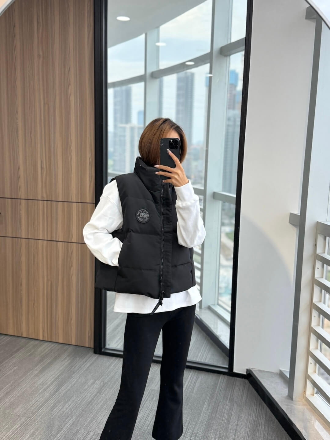 Canada Goose Grandview Cropped Women's Vest- Black - Image 6