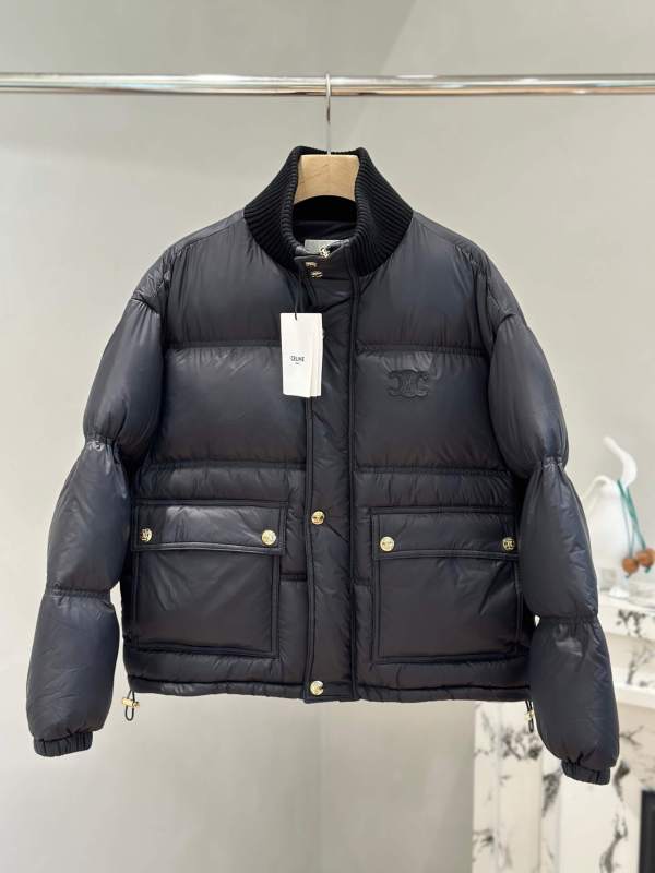 Celine Triomphe Women's Down Jacket- Black