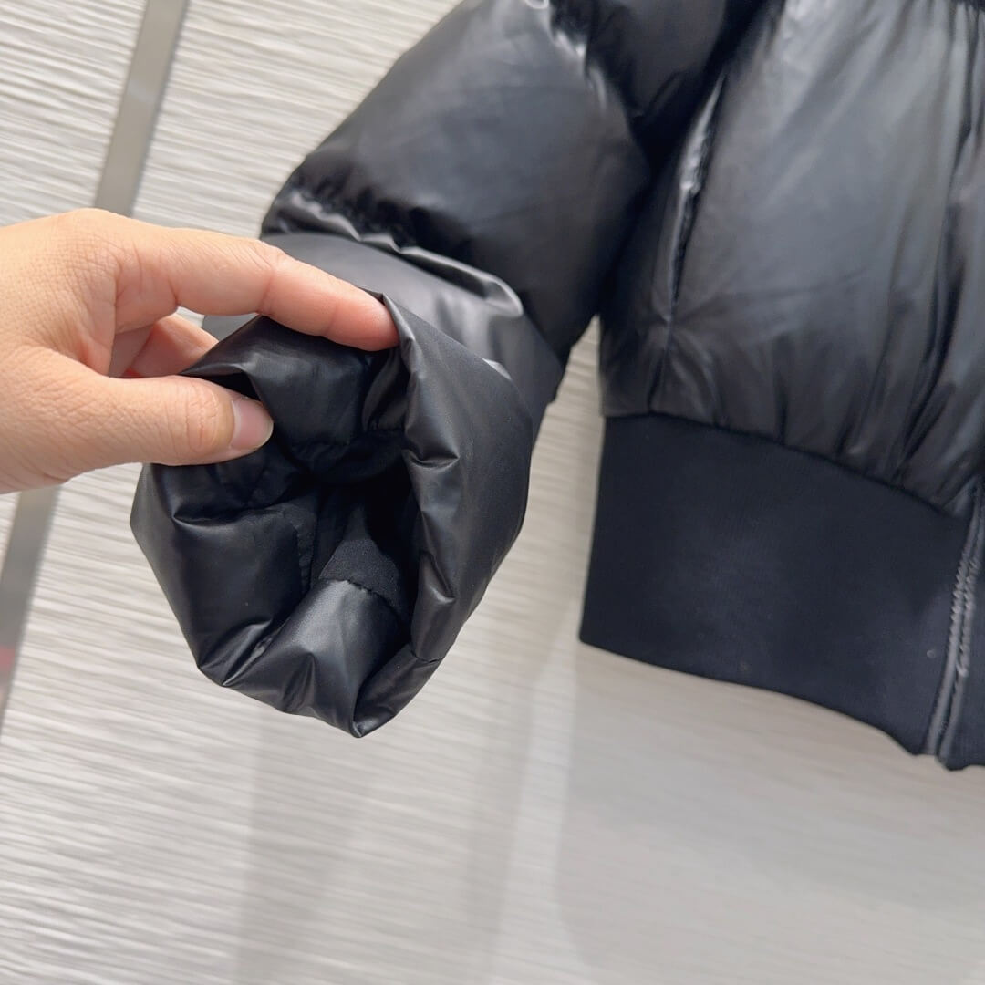 Fendi Heritage Short Women's Down Jacket- Black - Image 5