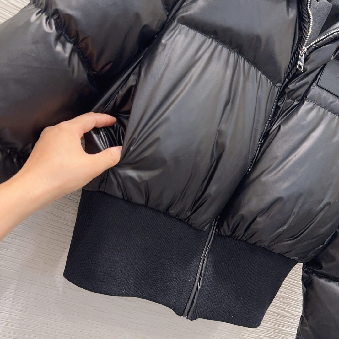 Fendi Heritage Short Women's Down Jacket- Black - Image 6