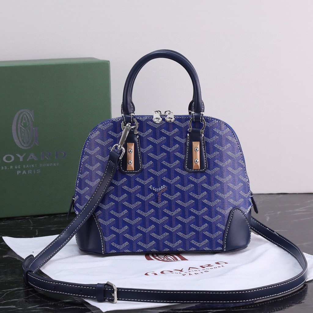 Goyard Navy Blue Vendôme Mini Tote Bag