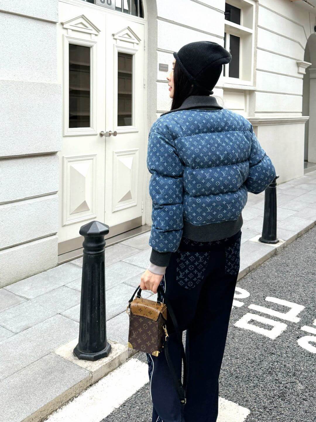 Louis Vuitton Monogram Down Jacket- Blue - Image 14