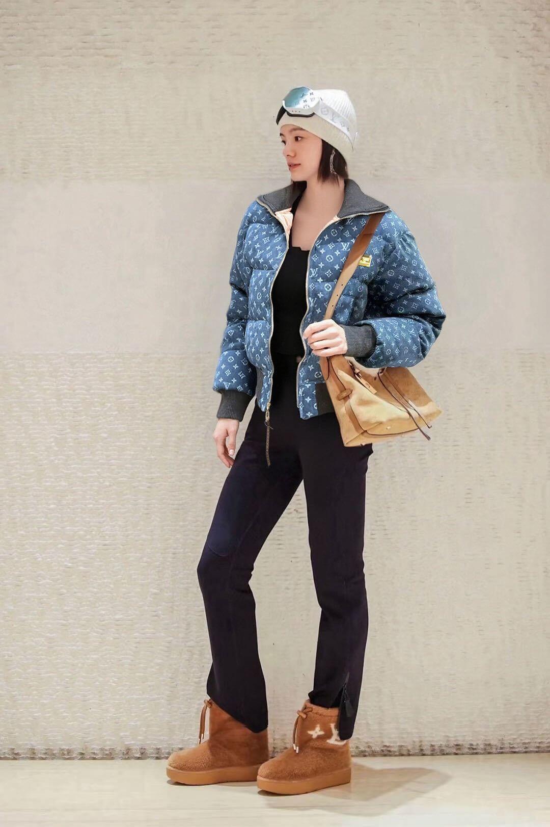 Louis Vuitton Monogram Down Jacket- Blue - Image 15