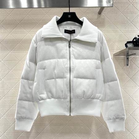 Louis Vuitton Monogram puffer Women's Down jacket- White