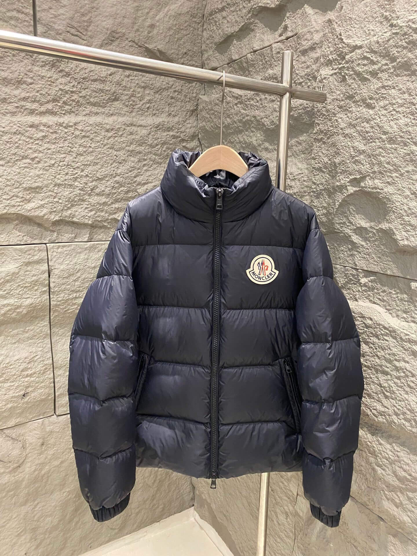 Moncler Citala Short Down Jacket- Black