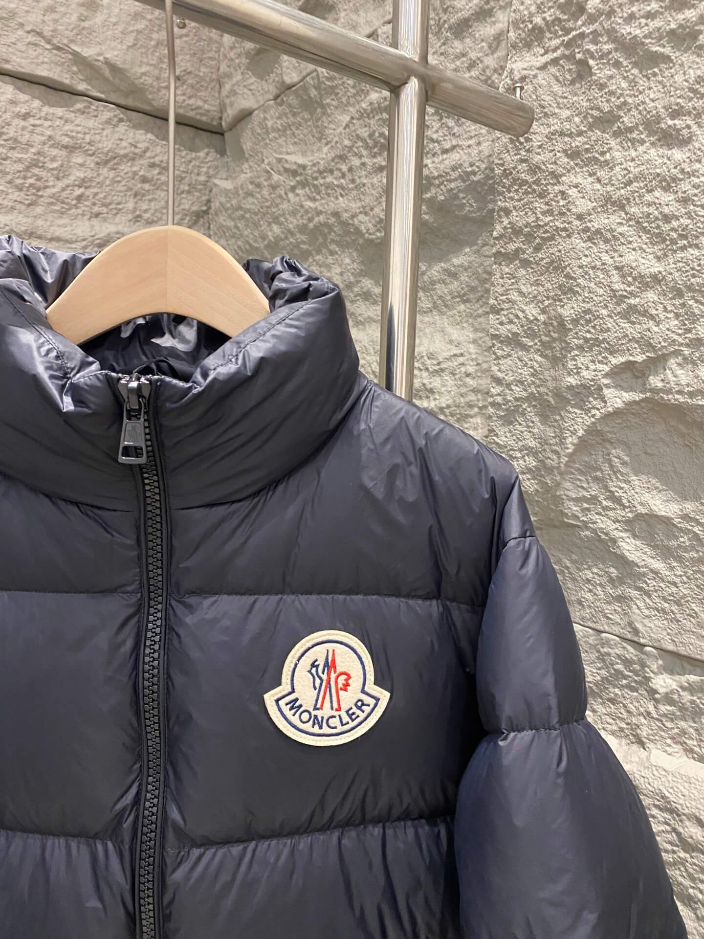 Moncler Citala Short Down Jacket- Black - Image 5