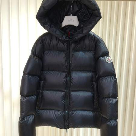 Moncler Dubois women's hooded down jacket- Black