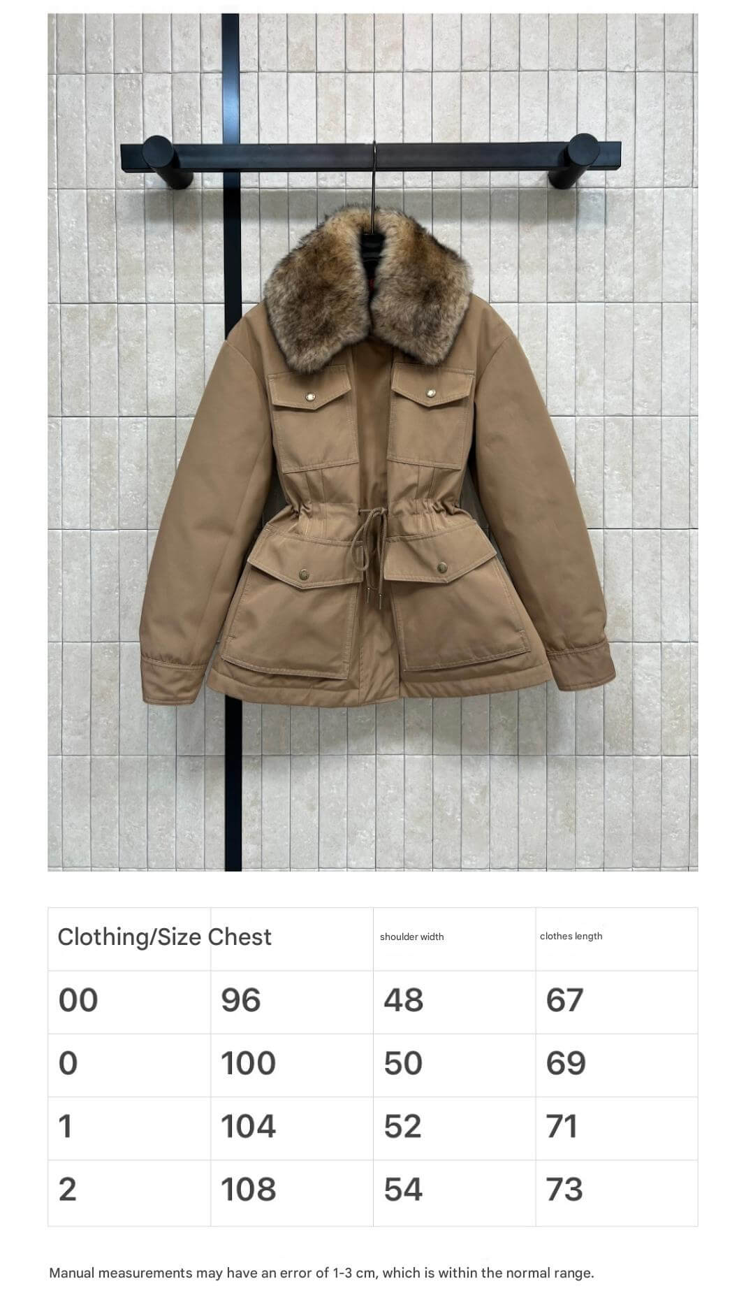 Moncler "Jouillat" faux-fur Short Down Jacket- Dark Brown - Image 14